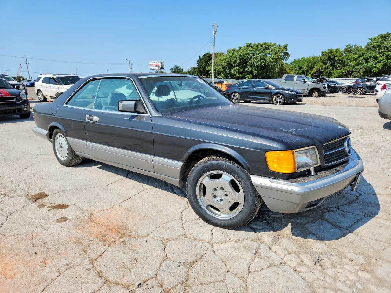 1988 Mercedes-benz 560 Sec Charcoal vin: WDBCA45D3JA378644