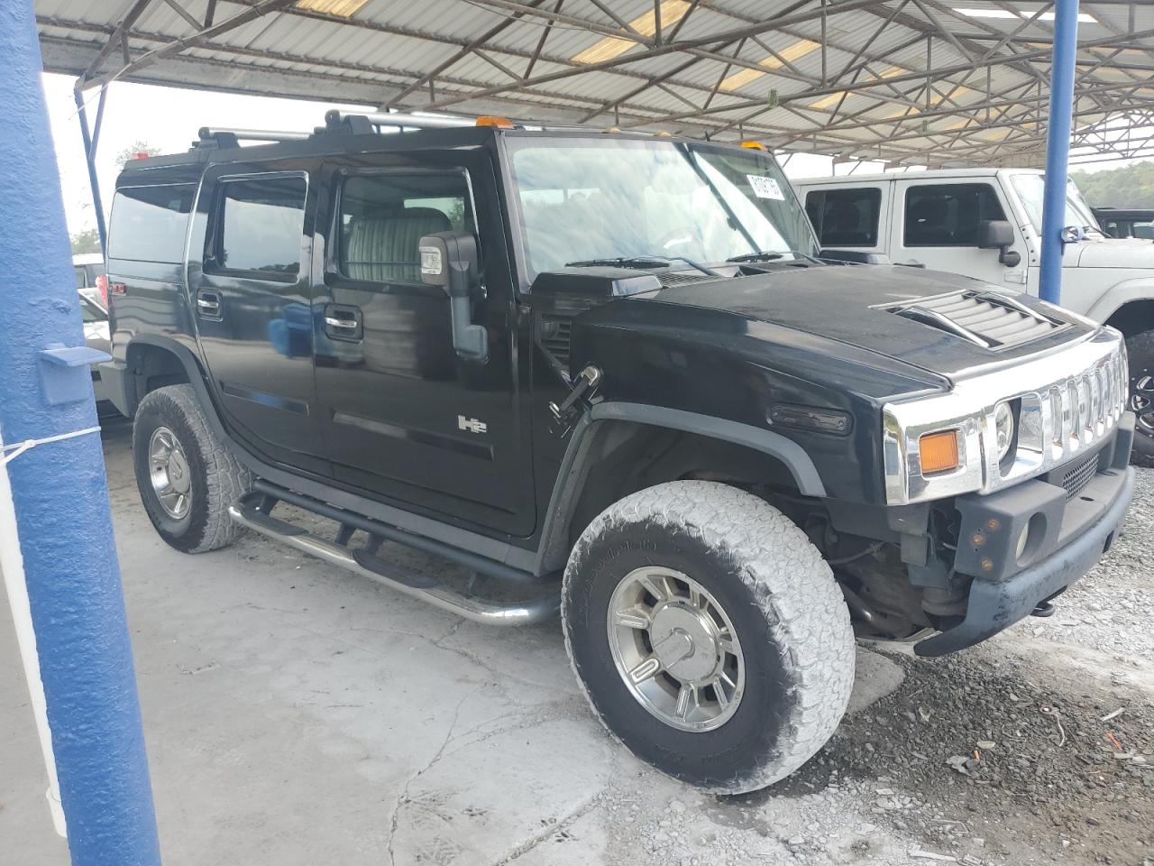 2007 Hummer H2 Black vin: 5GRGN23U27H110634