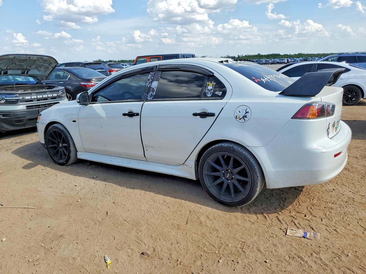 2015 Mitsubishi Lancer Es White vin: JA32U2FU7FU025870