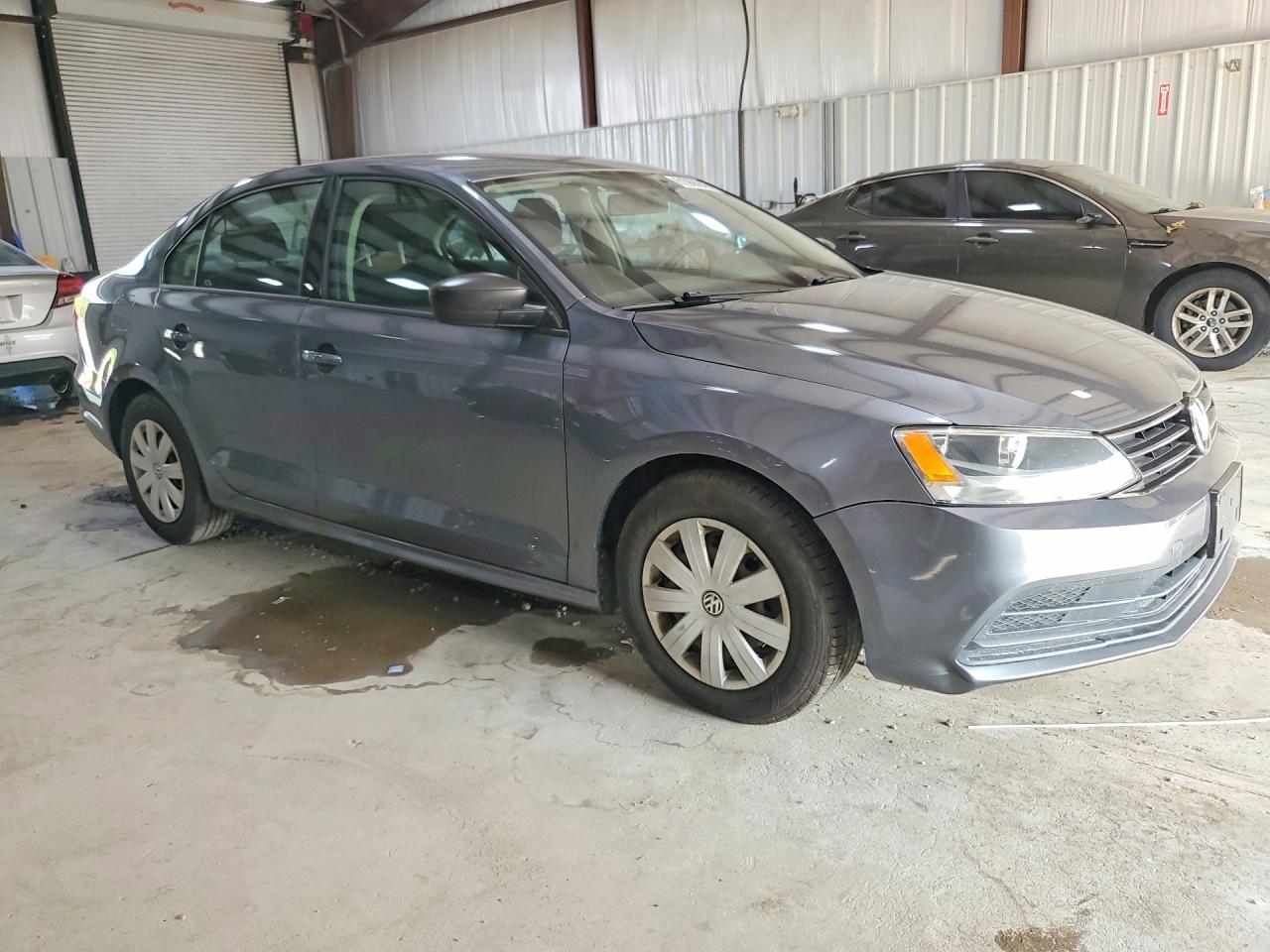 2015 Volkswagen Jetta Base Gray vin: 3VW2K7AJ3FM287890