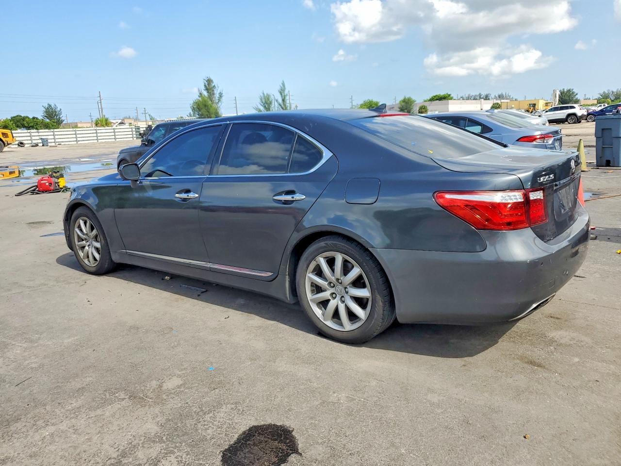 2009 Lexus Ls 460 Charcoal vin: JTHBL46FX95086497