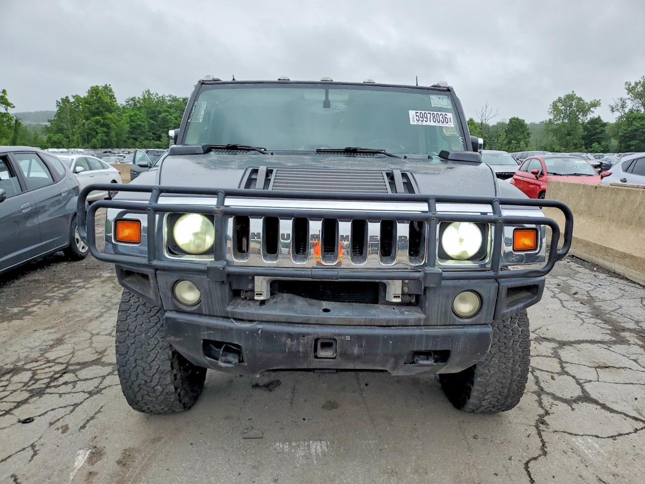 2003 Hummer H2 Black vin: 5GRGN23U83H118537
