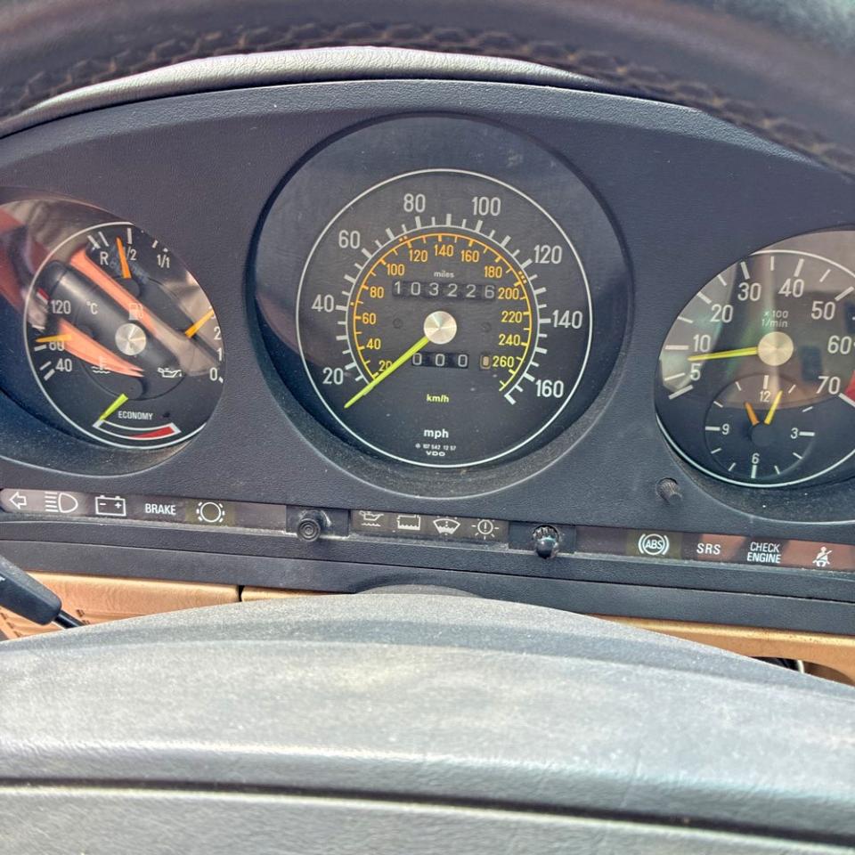 1988 Mercedes-benz 560 Sl Blue vin: WDBBA48D0JA081404