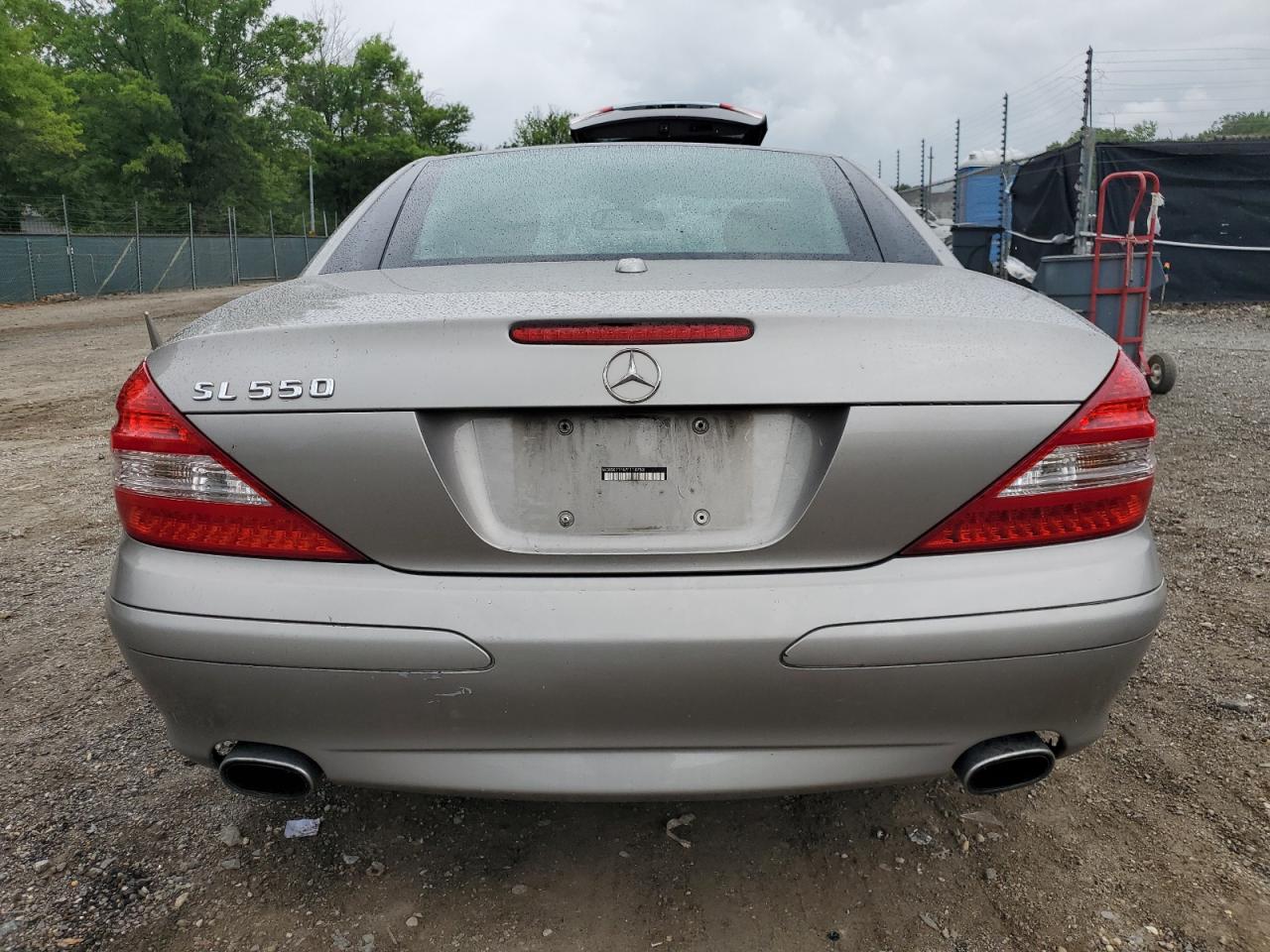 2007 Mercedes-benz Sl 550 Gray vin: WDBSK71F67F118753