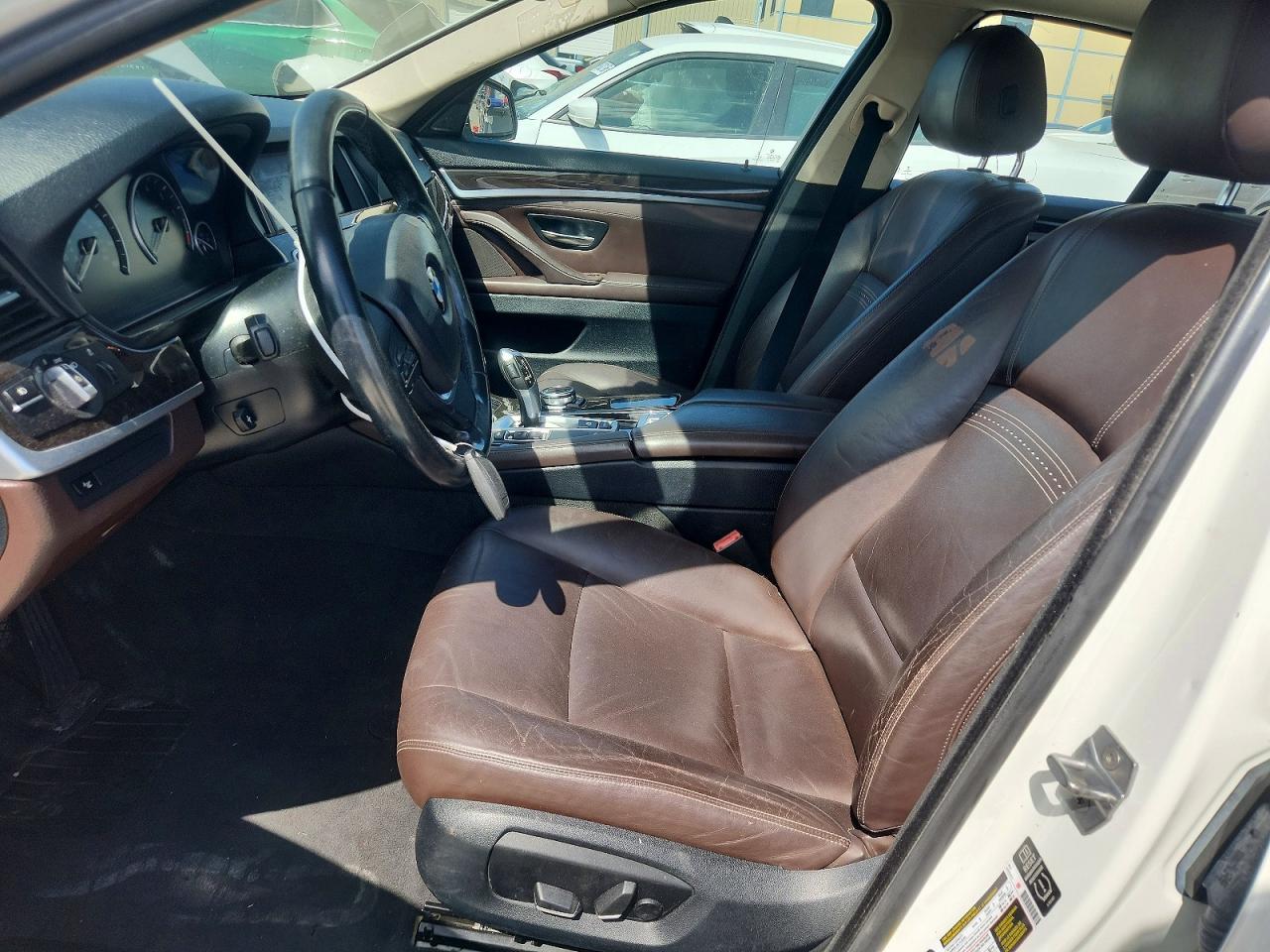 2015 Bmw 528 I White vin: WBA5A5C54FD513869