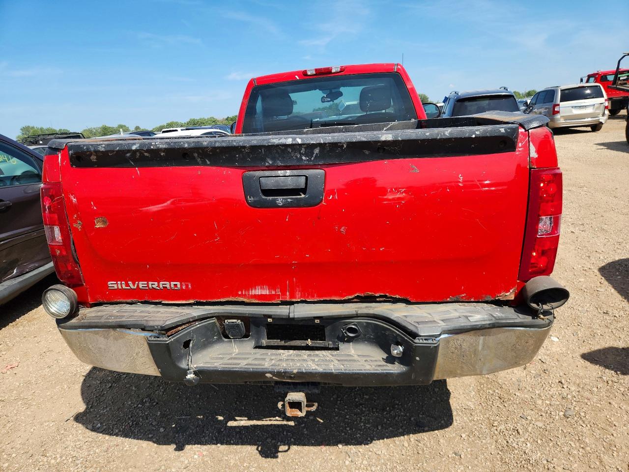 2008 Chevrolet Silverado K1500 Red vin: 1GCEK14C28Z218619