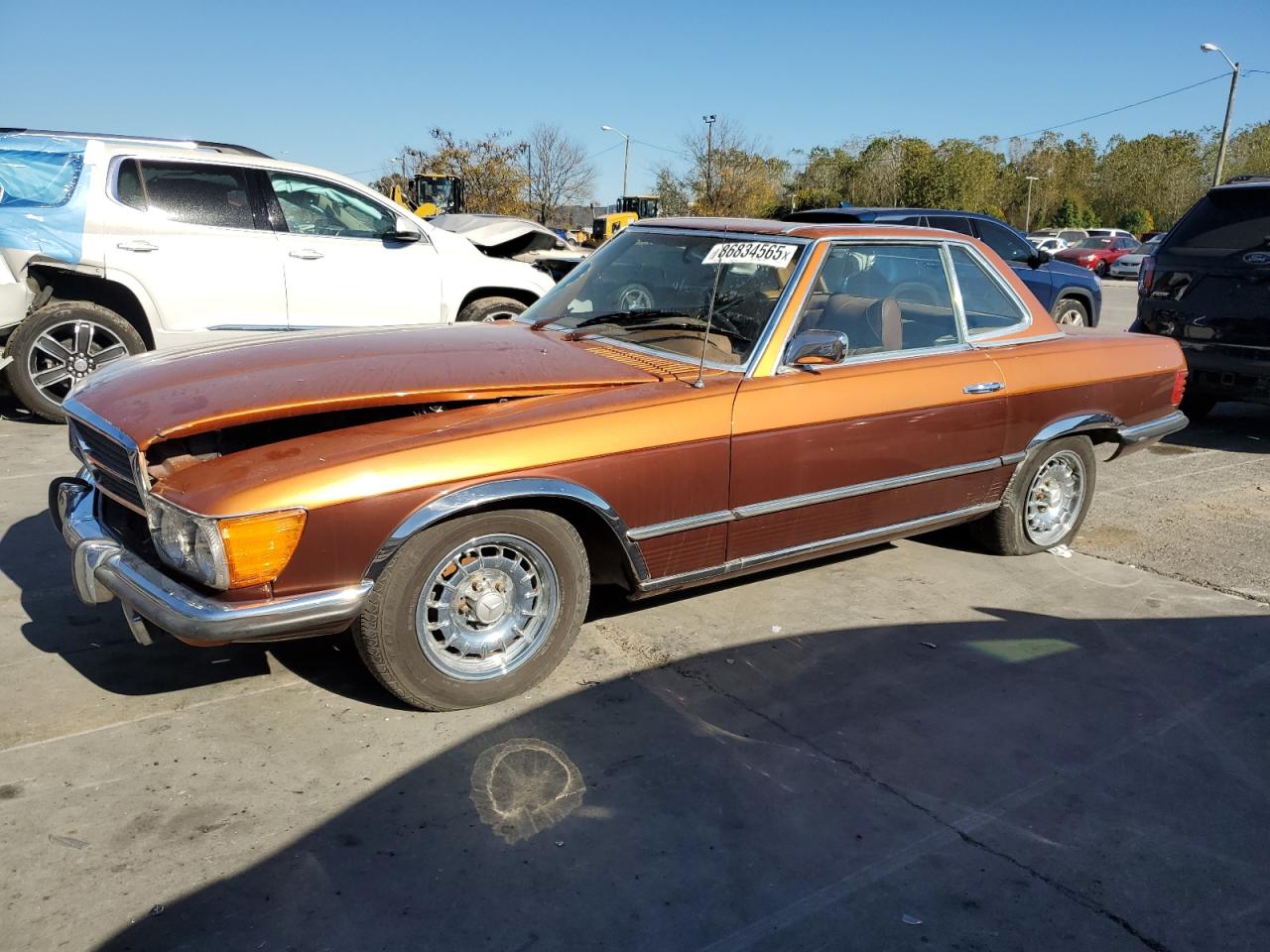 1972 Mercedes Benz Sl 450 Orange vin: 00010704412004523