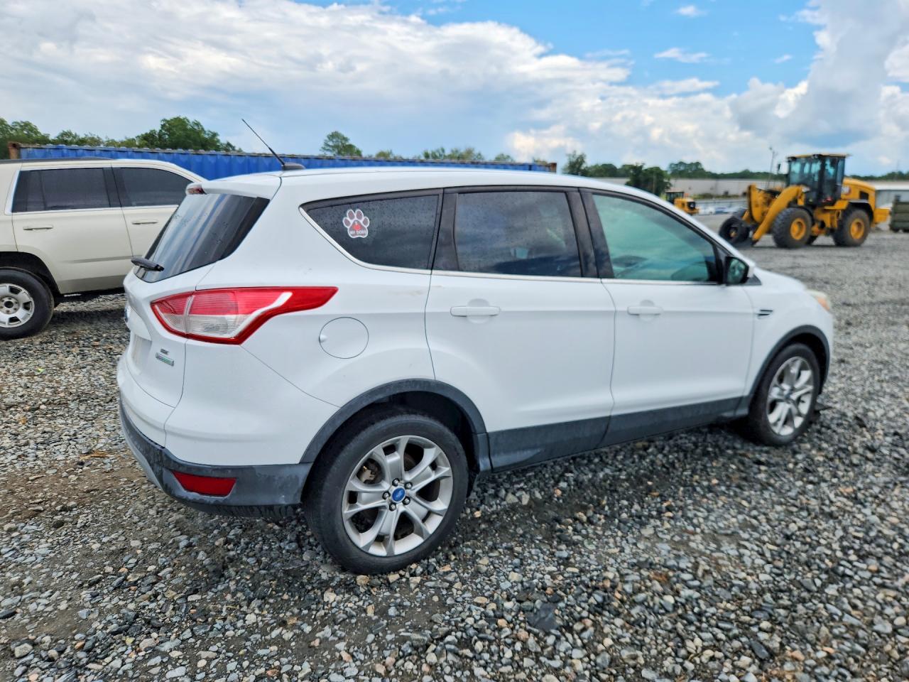 2014 Ford Escape Se Белый vin: 1FMCU0GX0EUC34820