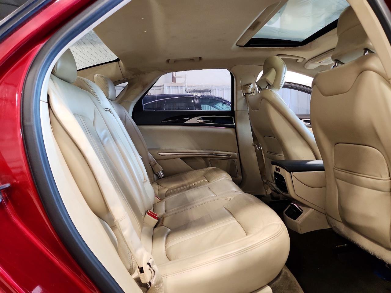 2013 Lincoln Mkz Red vin: 3LN6L2JK3DR822211
