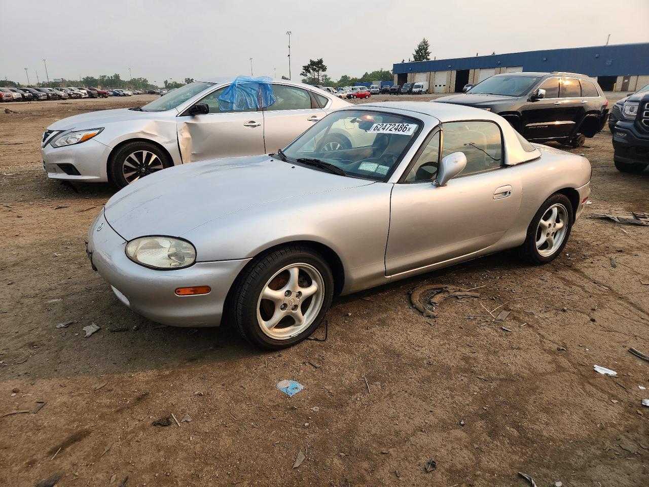 1999 Mazda Mx-5 Miata Silver vin: JM1NB3539X0103013