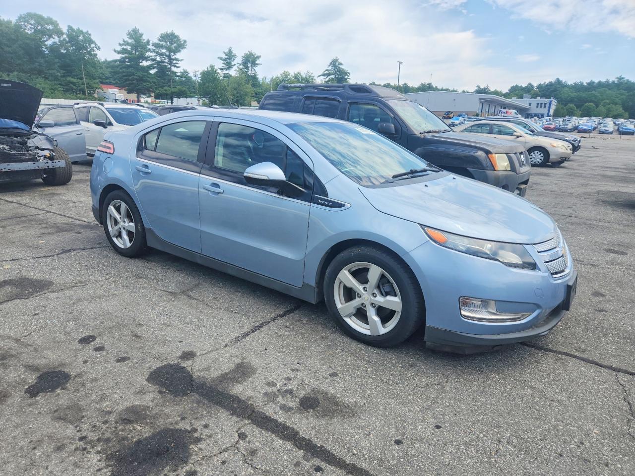2013 Chevrolet Volt Blue vin: 1G1RA6E40DU104157