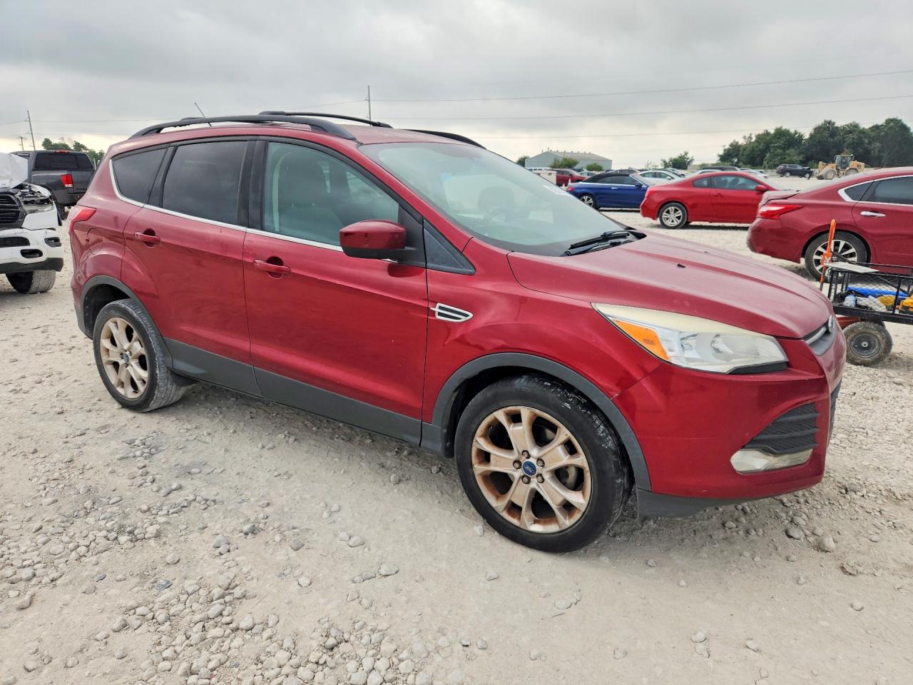 2013 Ford Escape Se Red vin: 1FMCU0GX2DUB63246