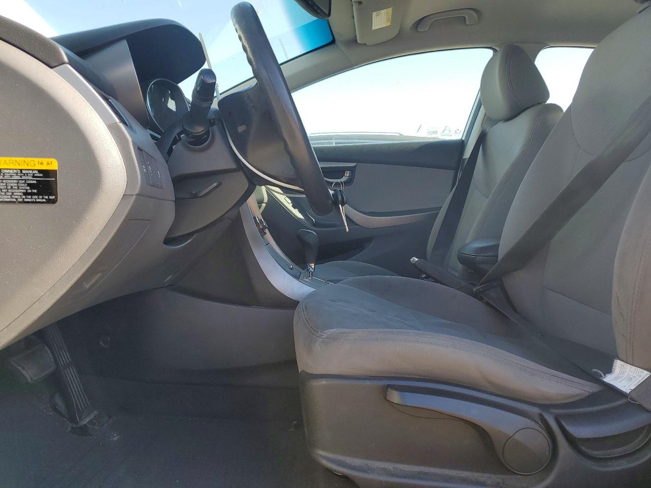 2013 Hyundai Elantra Gls White vin: 5NPDH4AEXDH453403