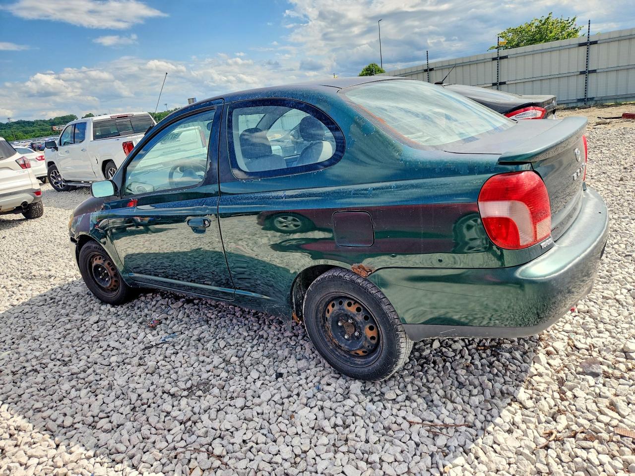 2001 Toyota Echo Base Green vin: JTDAT123510189965