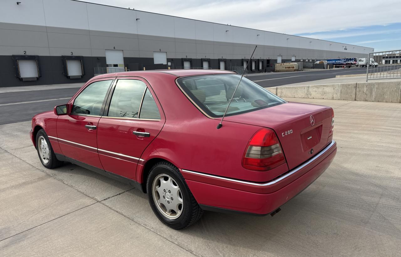 1997 Mercedes-benz C 280 Red vin: WDBHA28E2VF544238