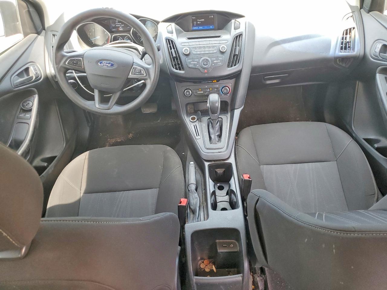 2015 Ford Focus S Silver vin: 1FADP3E27FL275015