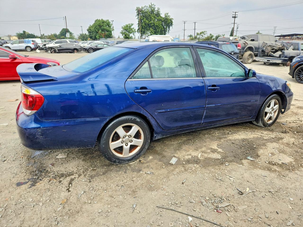 2006 Toyota Camry Se Blue vin: 4T1BE32K46U142634
