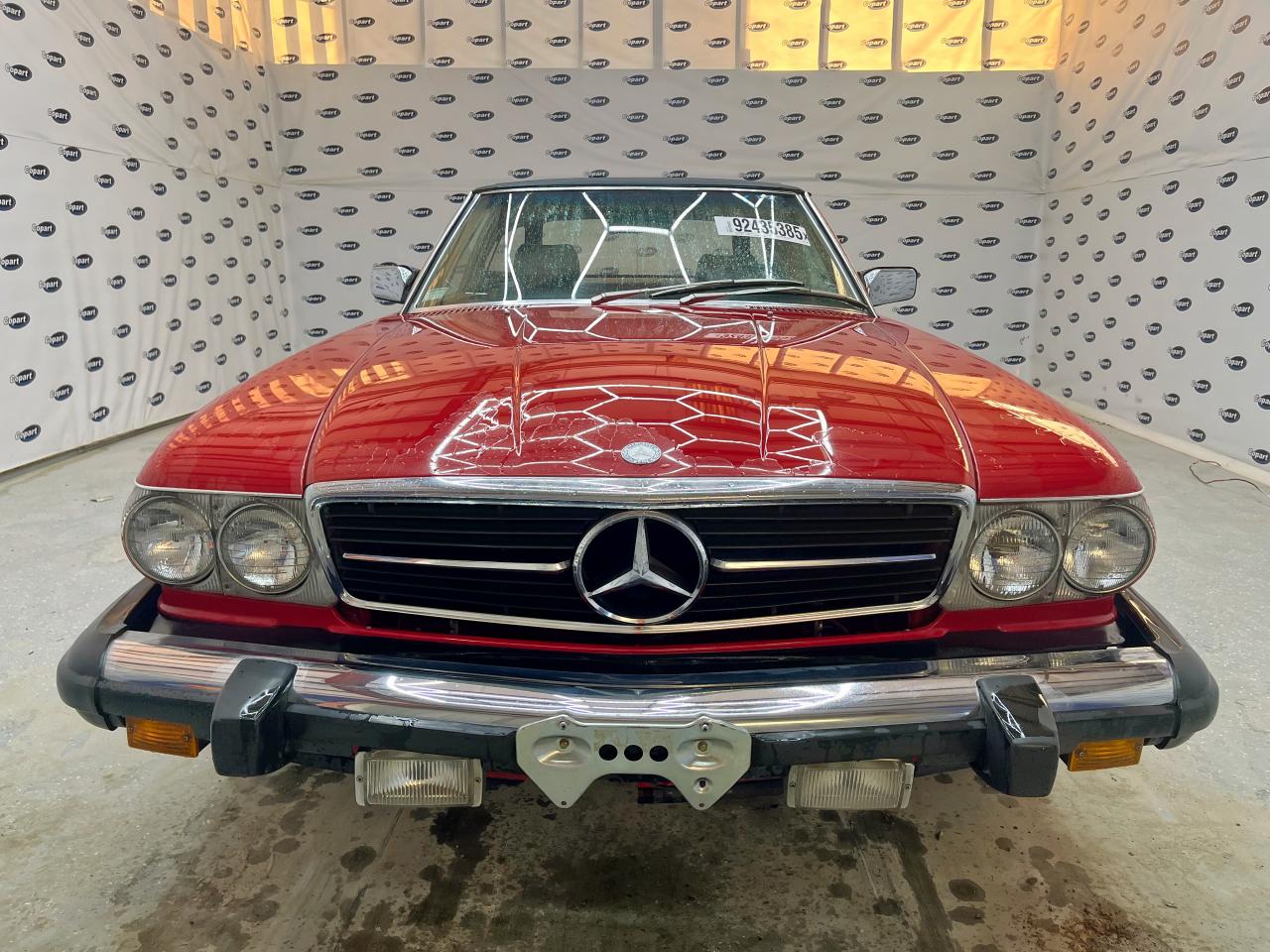 1987 Mercedes-benz 560 Sl Красный vin: WDBBA48D7HA059622