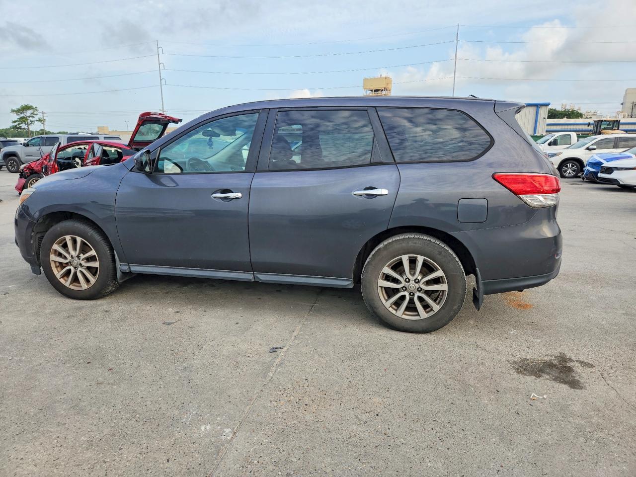 2014 Nissan Pathfinder S Серый vin: 5N1AR2MN8EC729912