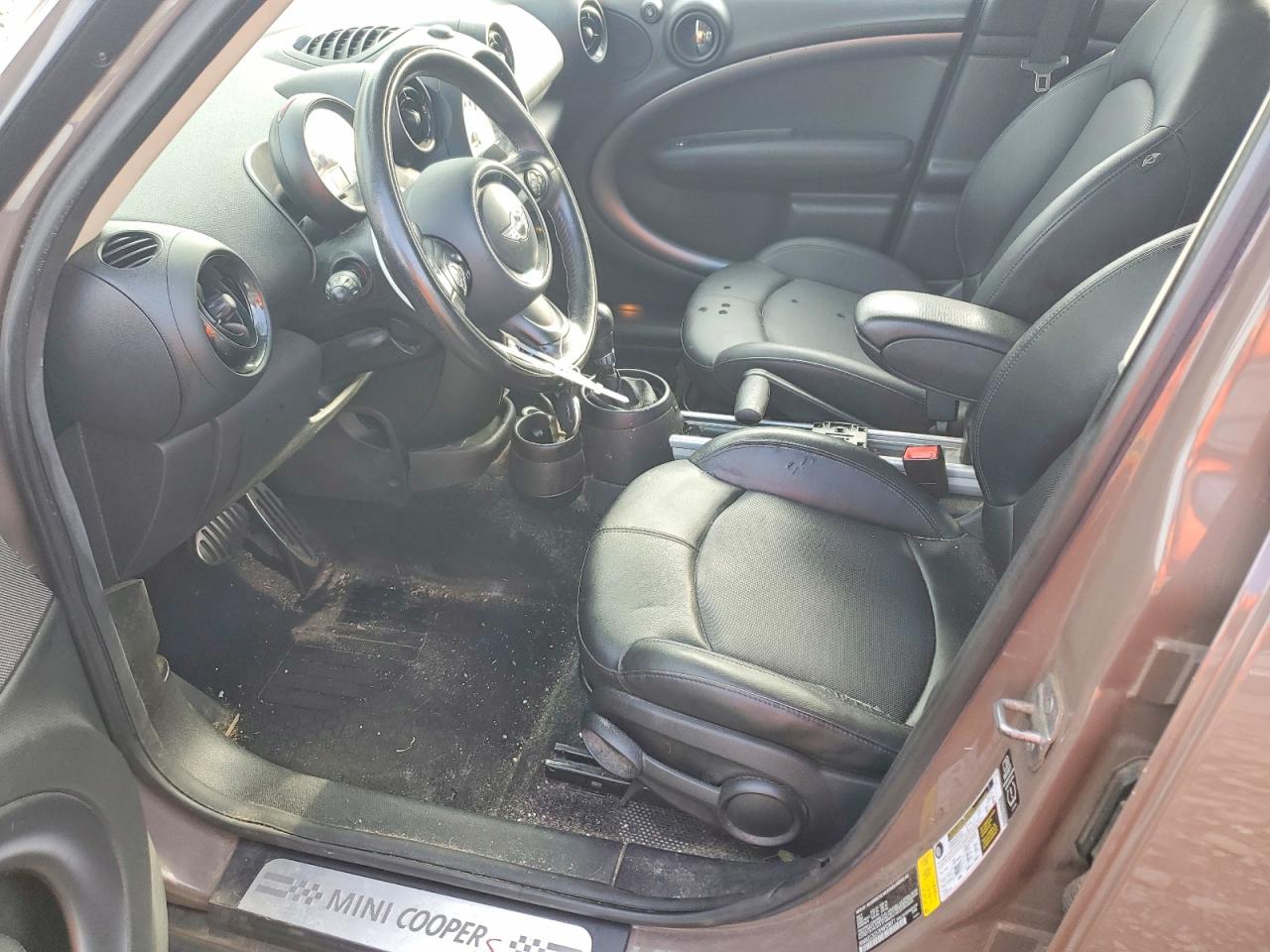 2014 Mini Cooper S Countryman Brown vin: WMWZC3C57EWP29671