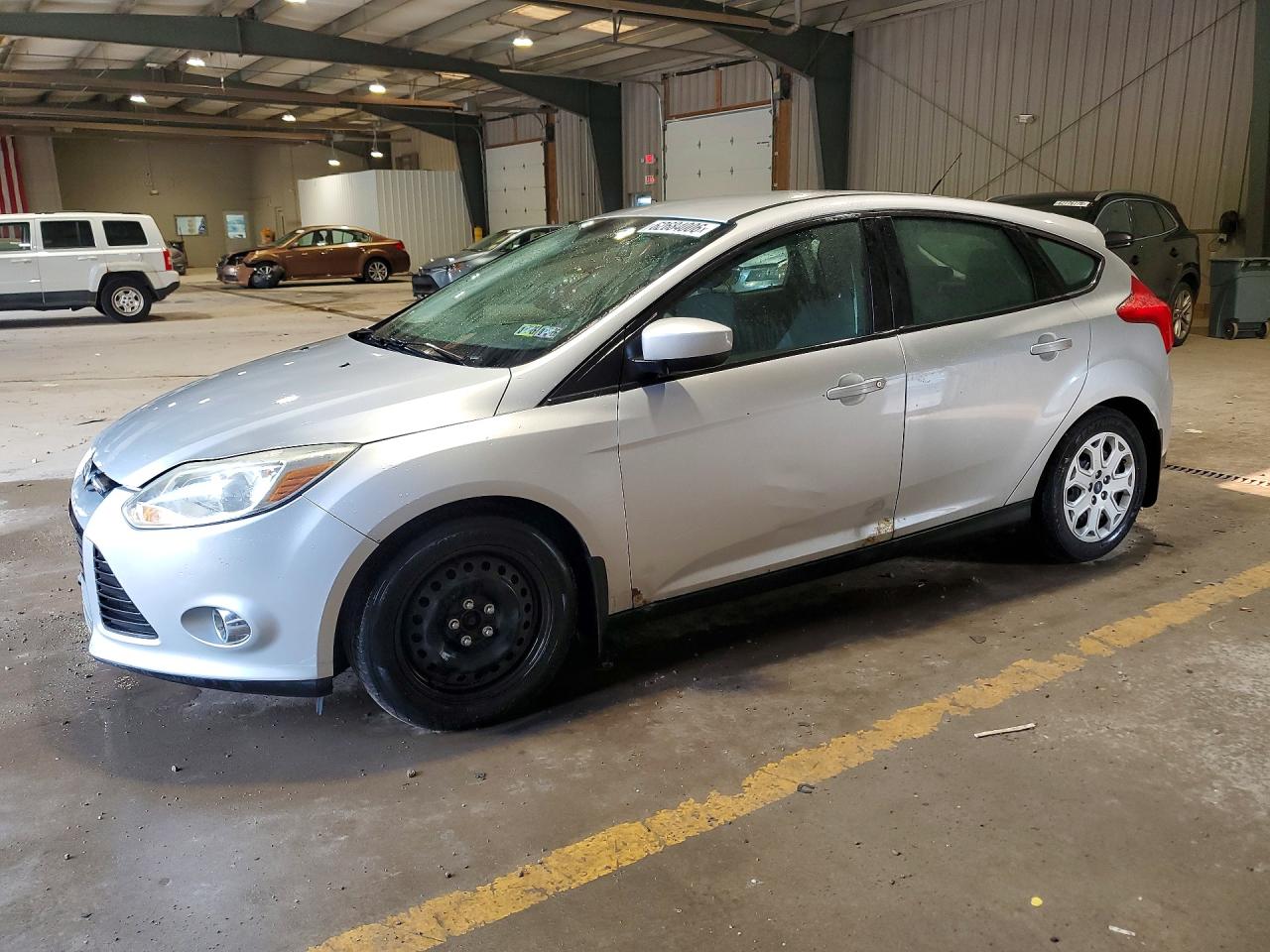 2012 Ford Focus Se Silver vin: 1FAHP3K26CL145910