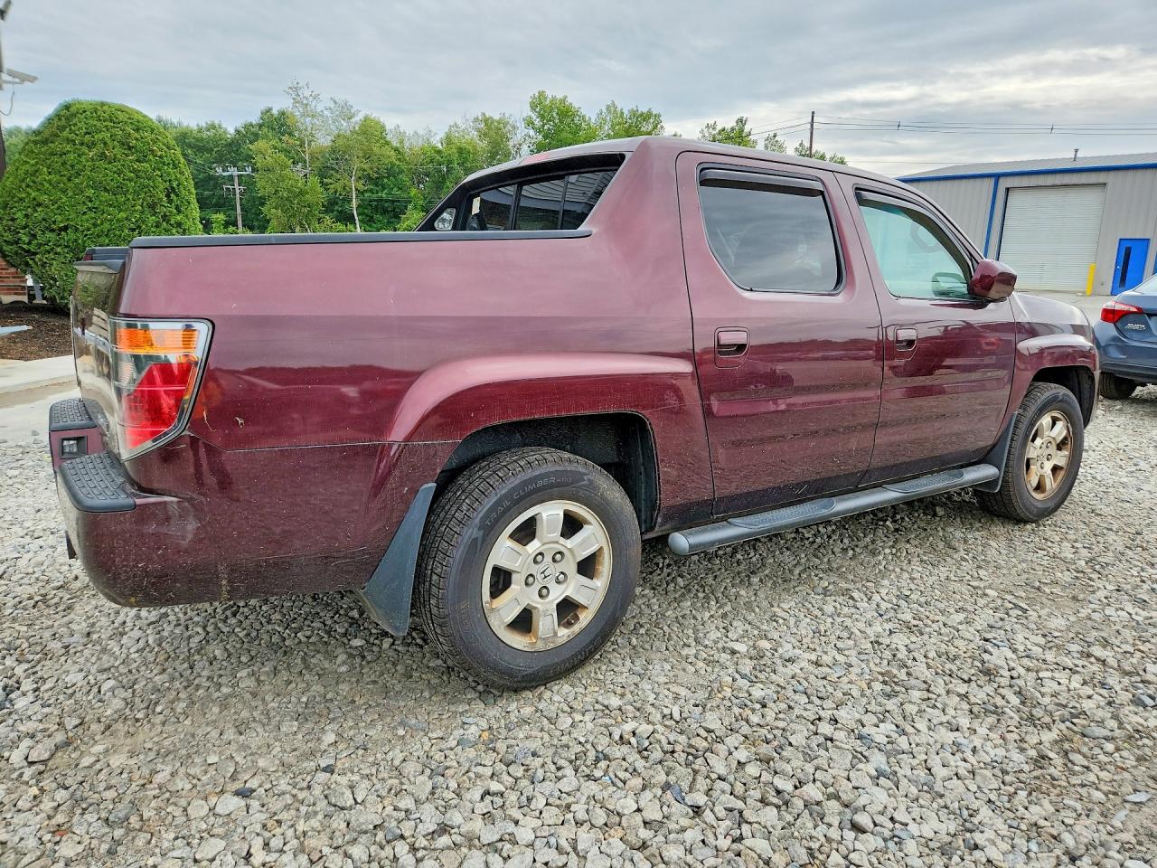 2008 Honda Ridgeline Rts Maroon vin: 2HJYK16418H539159