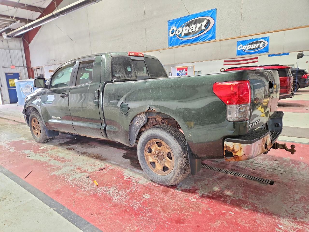 2010 Toyota Tundra Double Cab Sr5 Green vin: 5TFUY5F14AX098739