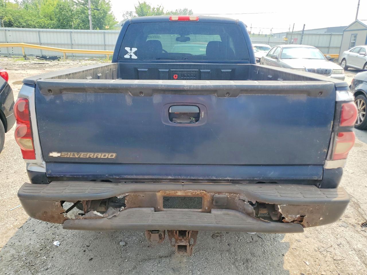 2006 Chevrolet Silverado K1500 Blue vin: 2GCEK19B161109588