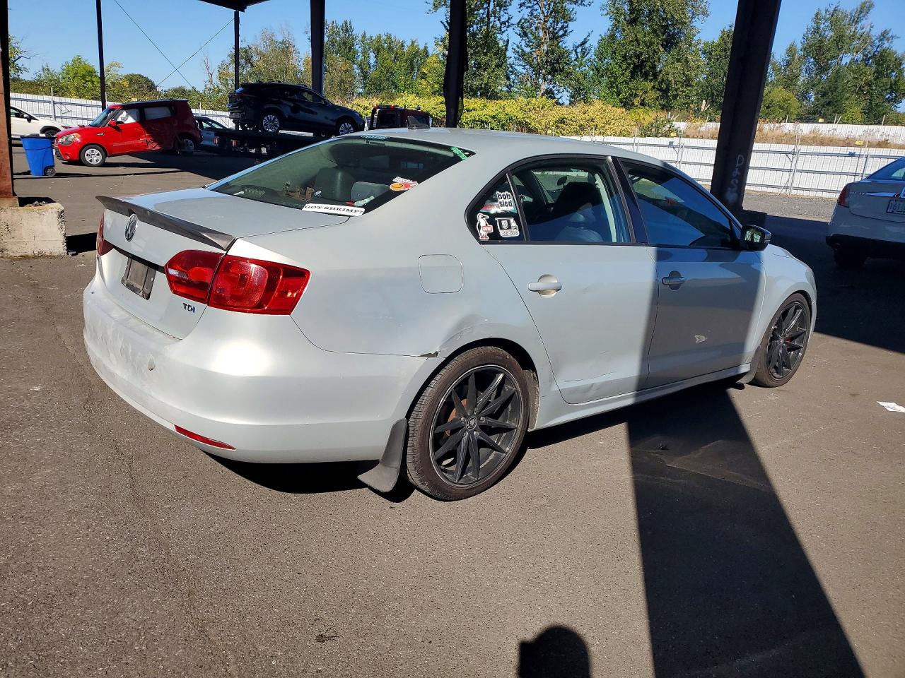 2011 Volkswagen Jetta Tdi Silver vin: 3VWLL7AJ4BM124368