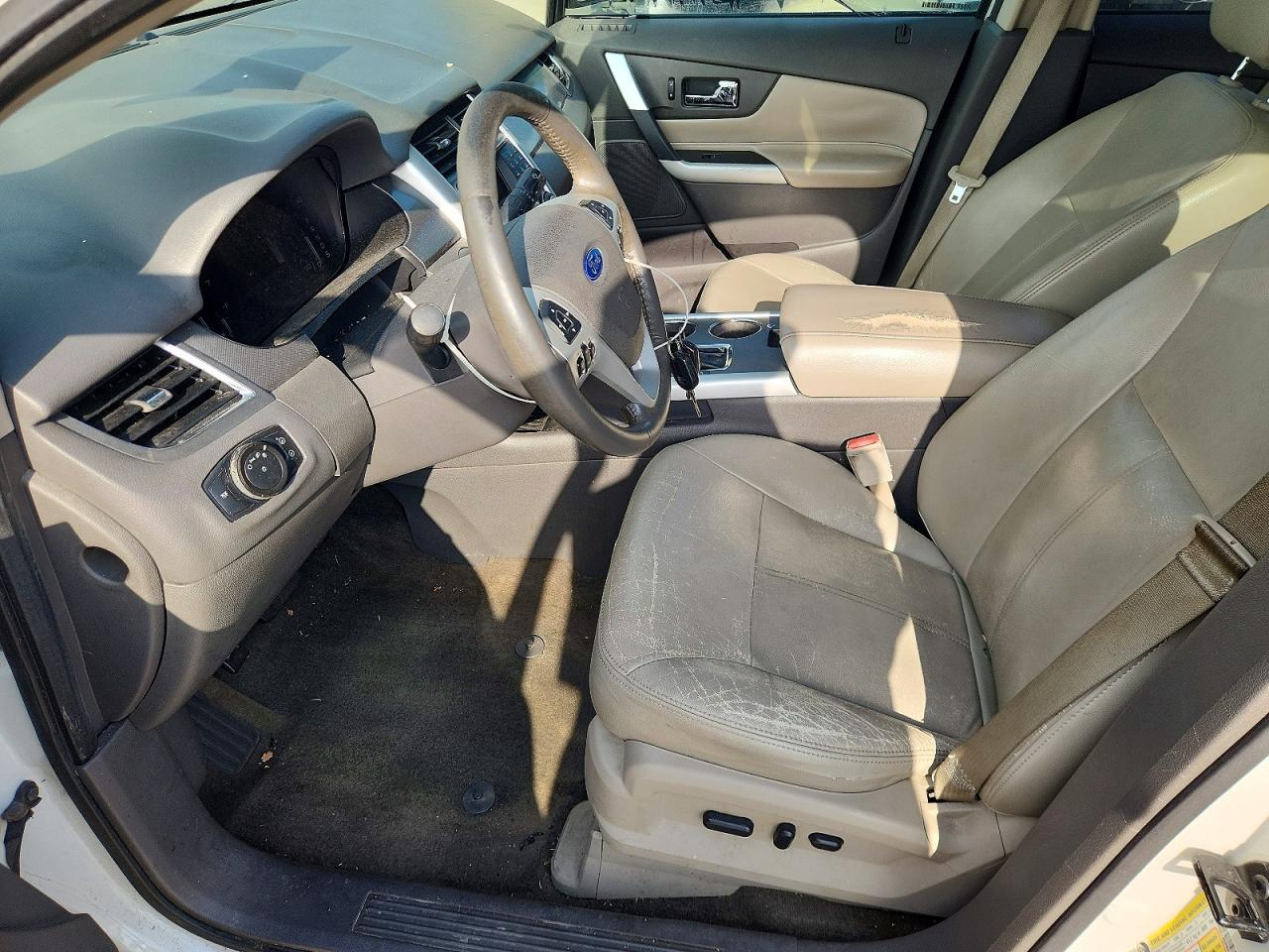 2013 Ford Edge Sel White vin: 2FMDK3JC5DBA07936