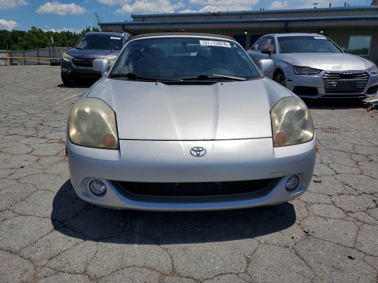 2003 Toyota Mr2 Spyder Silver vin: JTDFR320530064392