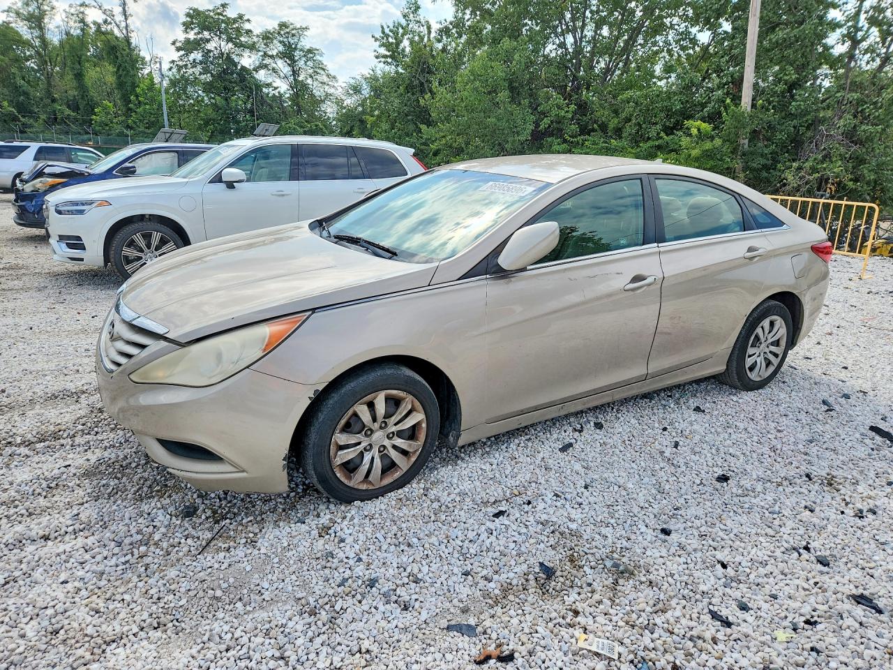 2011 Hyundai Sonata Gls Beige vin: 5NPEB4AC5BH225150