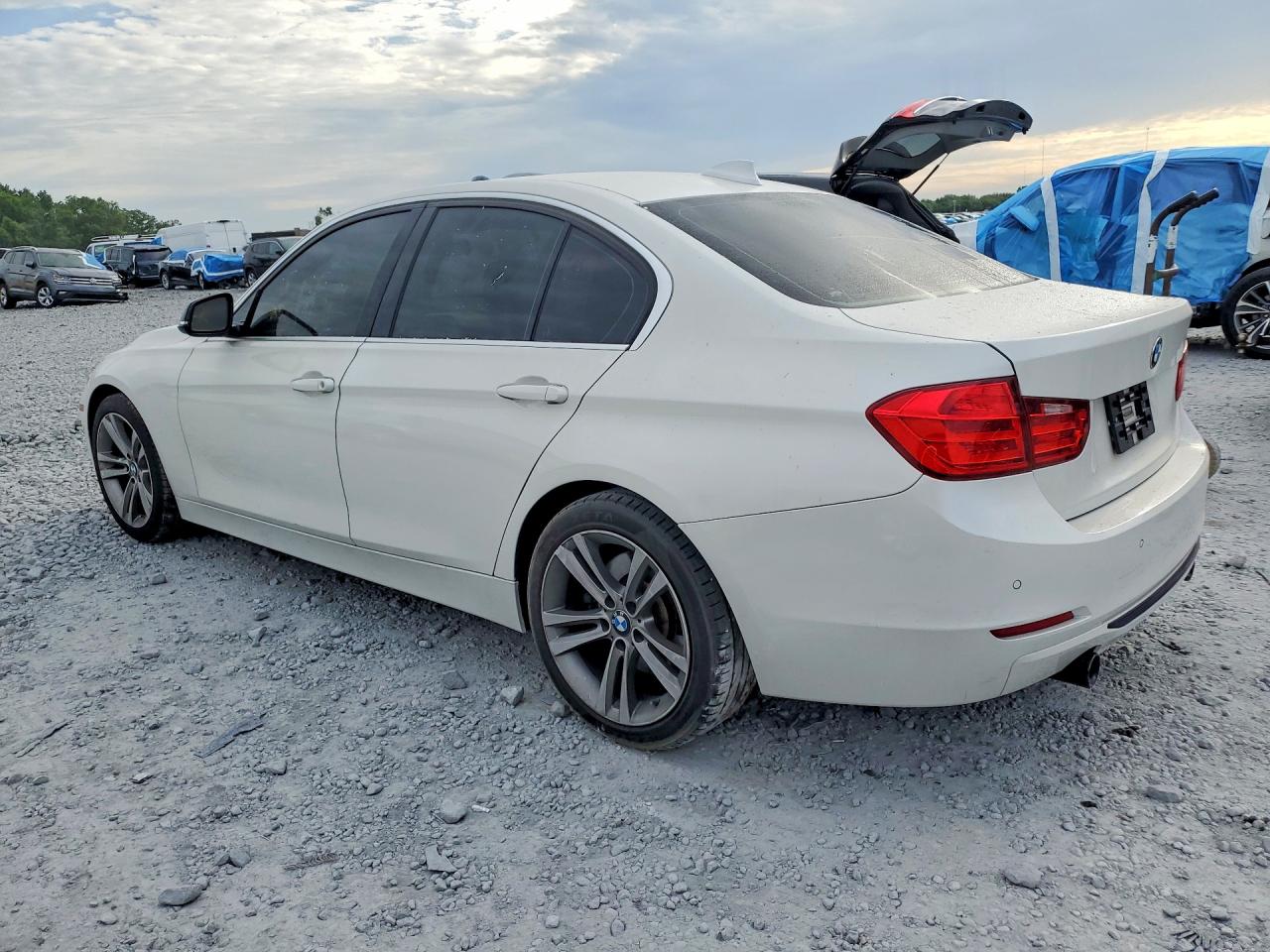 2013 Bmw Activehybrid 3 White vin: WBA3F9C57DF145365