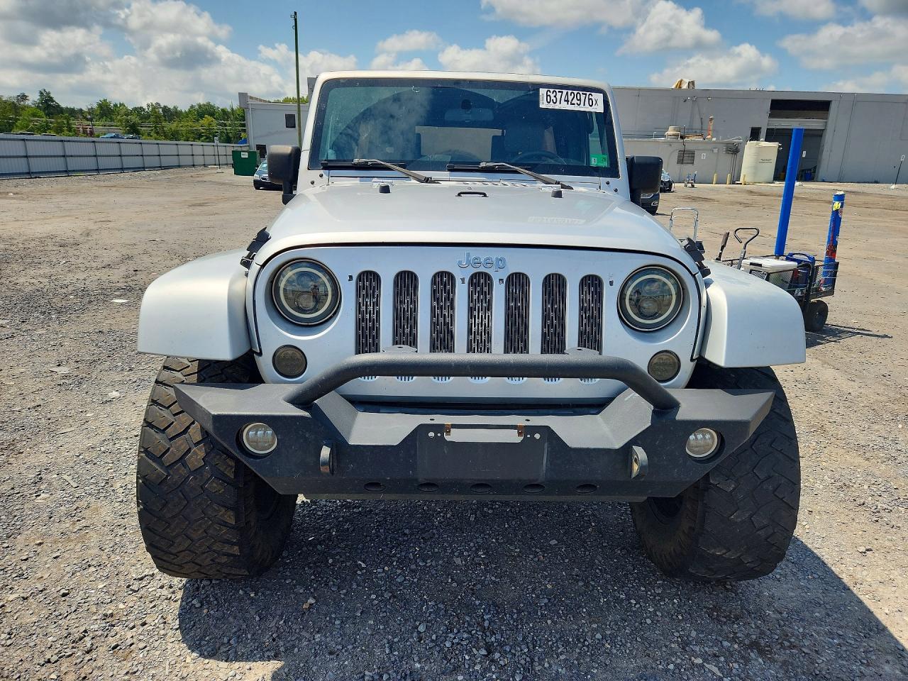 2007 Jeep Wrangler Sahara Серебряный vin: 1J4GA59187L177807