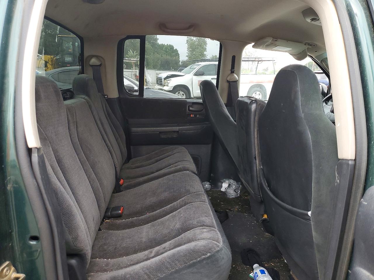 2001 Dodge Dakota Quad Зеленый vin: 1B7HL2AXX1S232306
