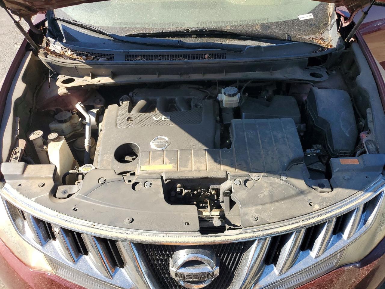 2010 Nissan Murano S Maroon vin: JN8AZ1MU4AW004200