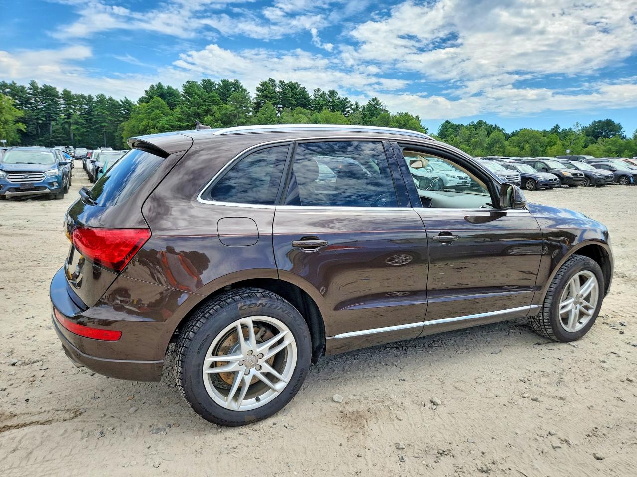 2014 Audi Q5 Tdi Premium Plus Brown vin: WA1CMAFP4EA096755