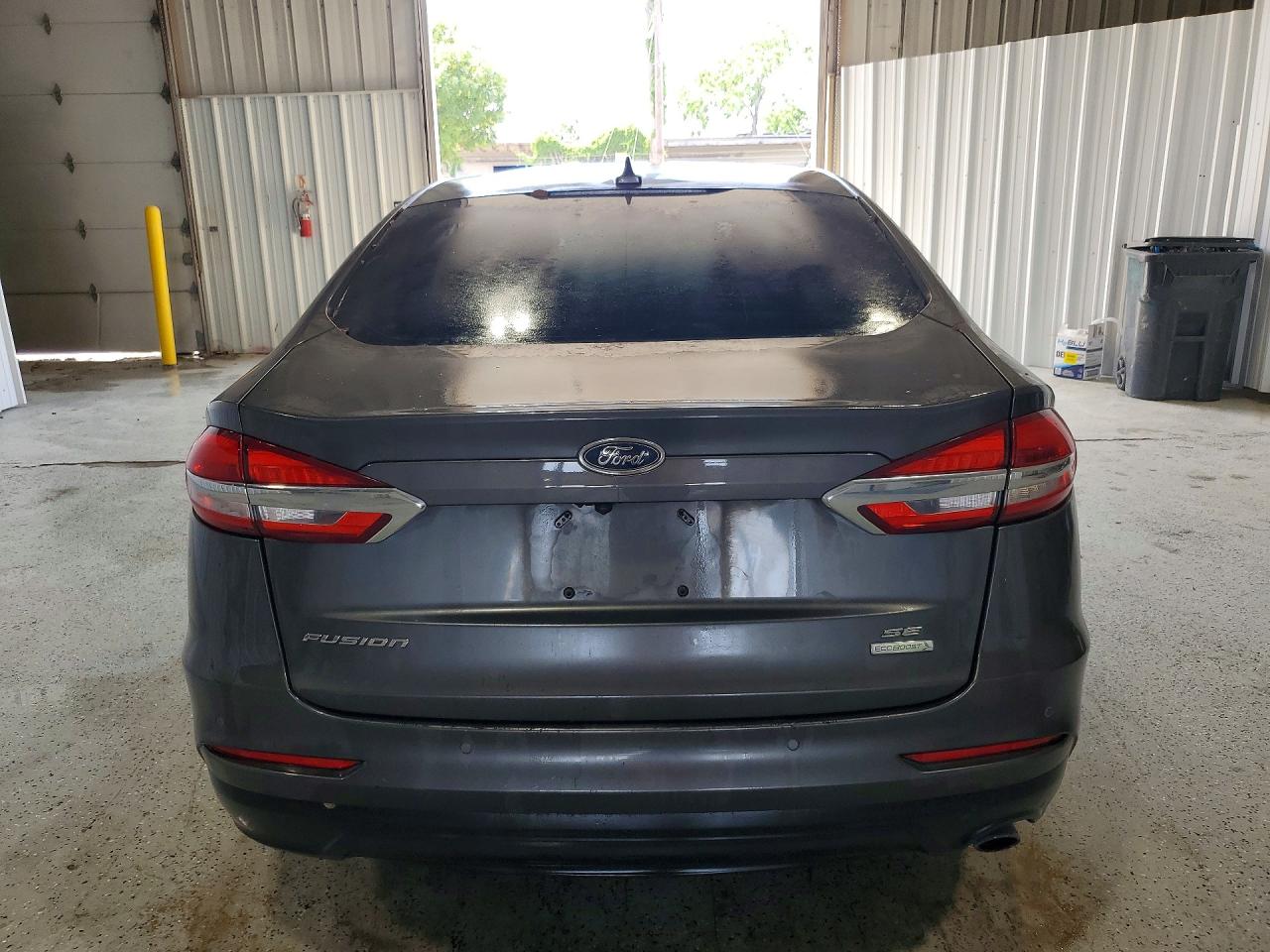 2020 Ford Fusion Se Gray vin: 3FA6P0HD4LR168456