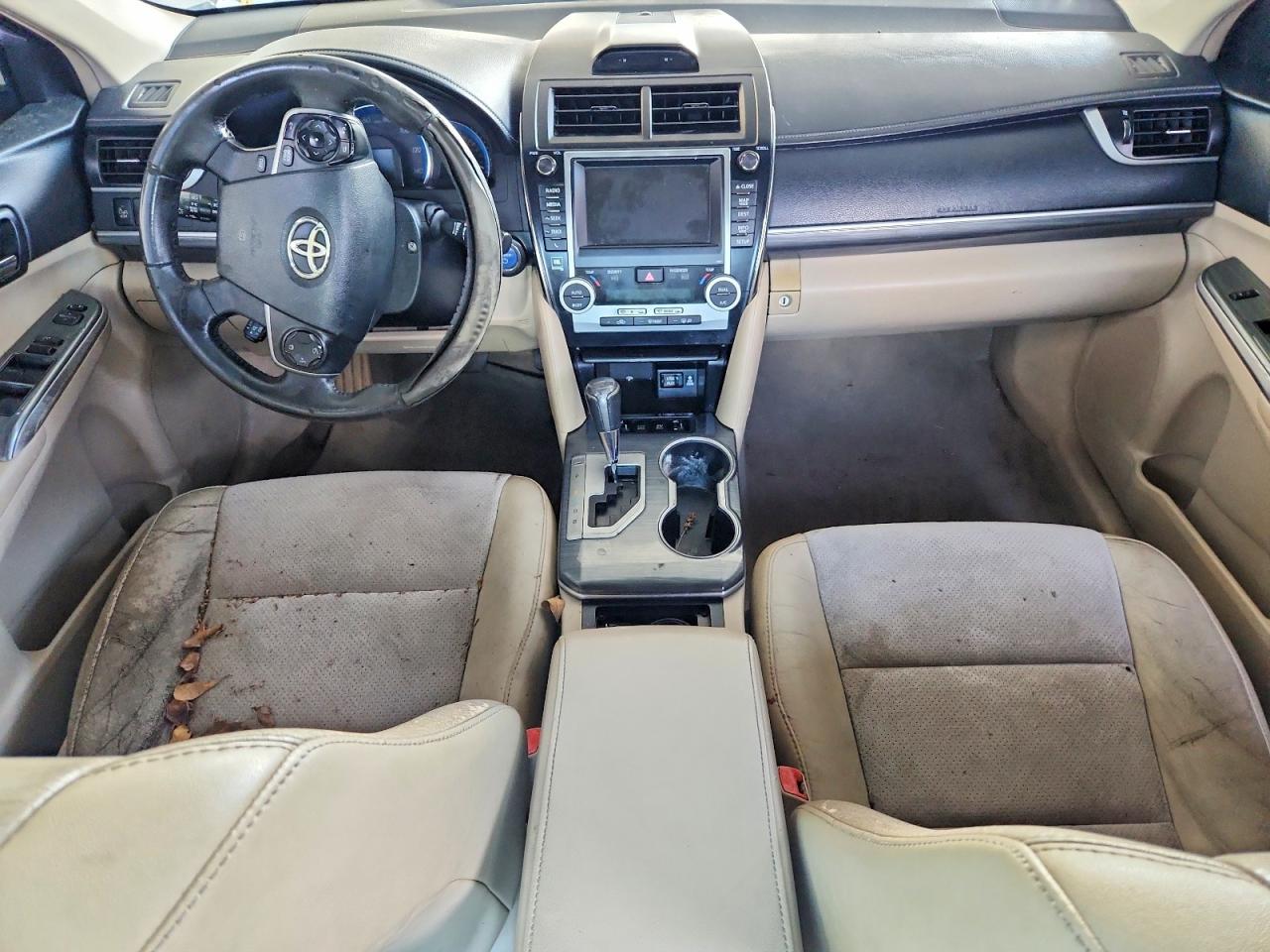2013 Toyota Camry Hybrid Xle Beige vin: 4T1BD1FK8DU077057