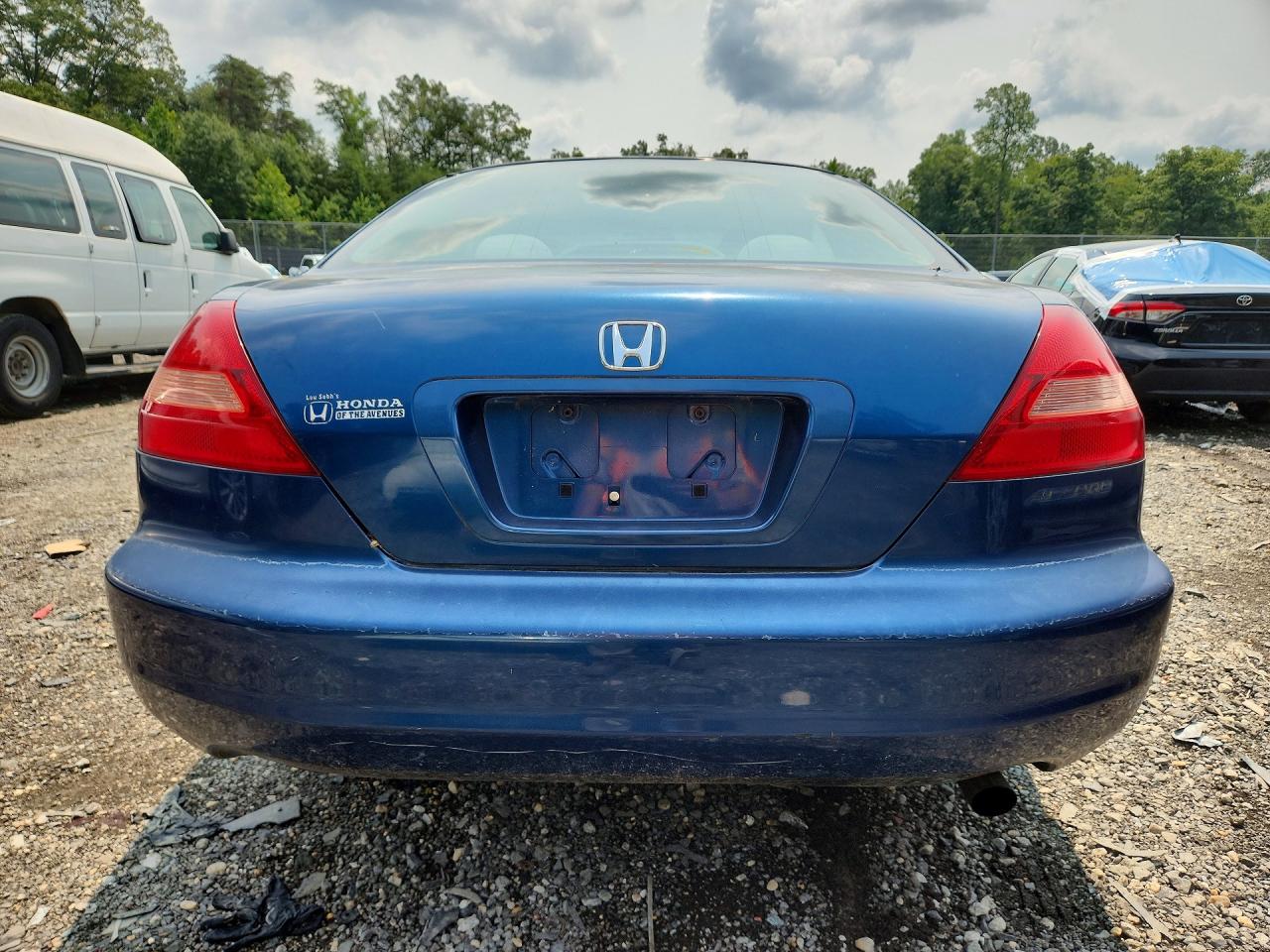 2003 Honda Accord Ex Синий vin: 1HGCM72683A027393
