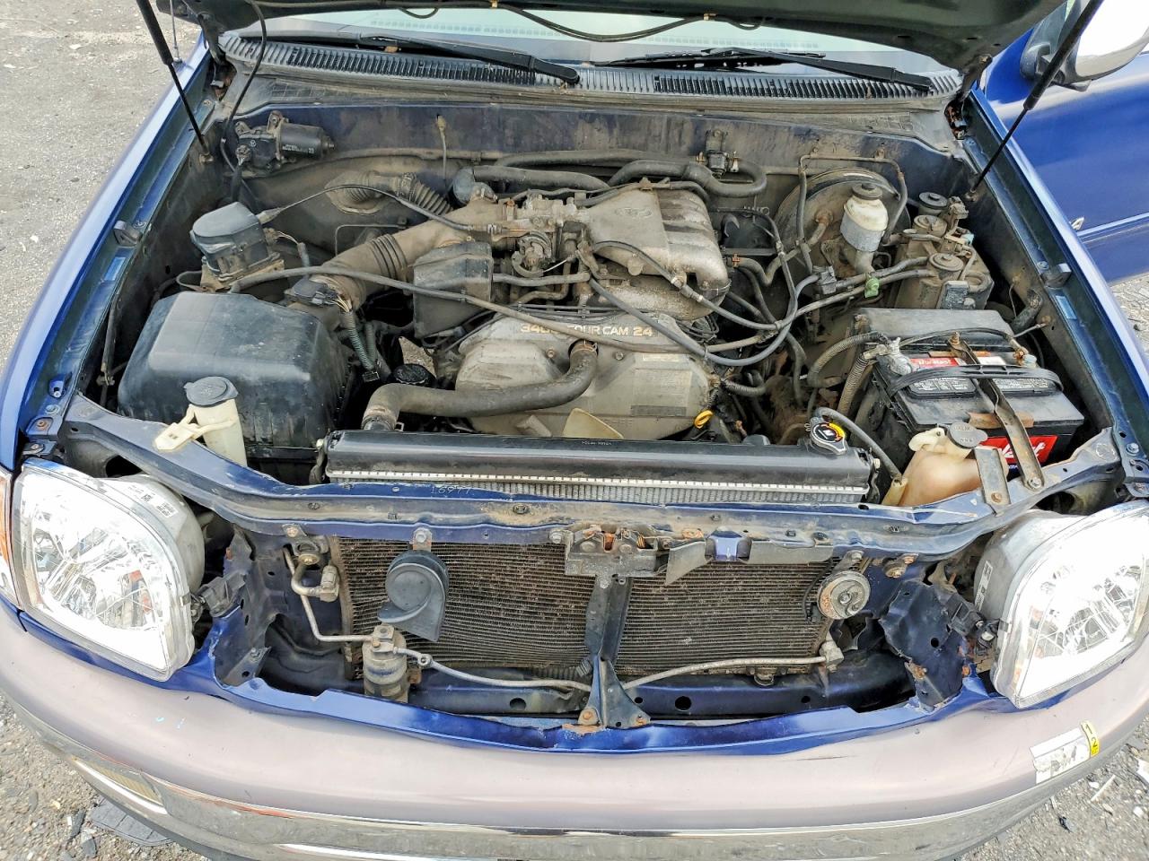 2002 Toyota Tundra Sr5 Blue vin: 5TBRN34132S229200