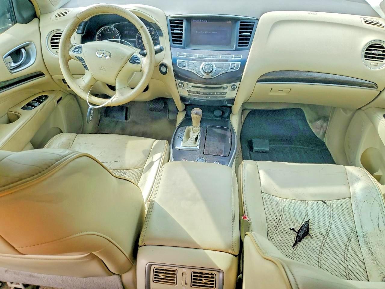 2014 Infiniti Qx60 Base White vin: 5N1AL0MM2EC519822