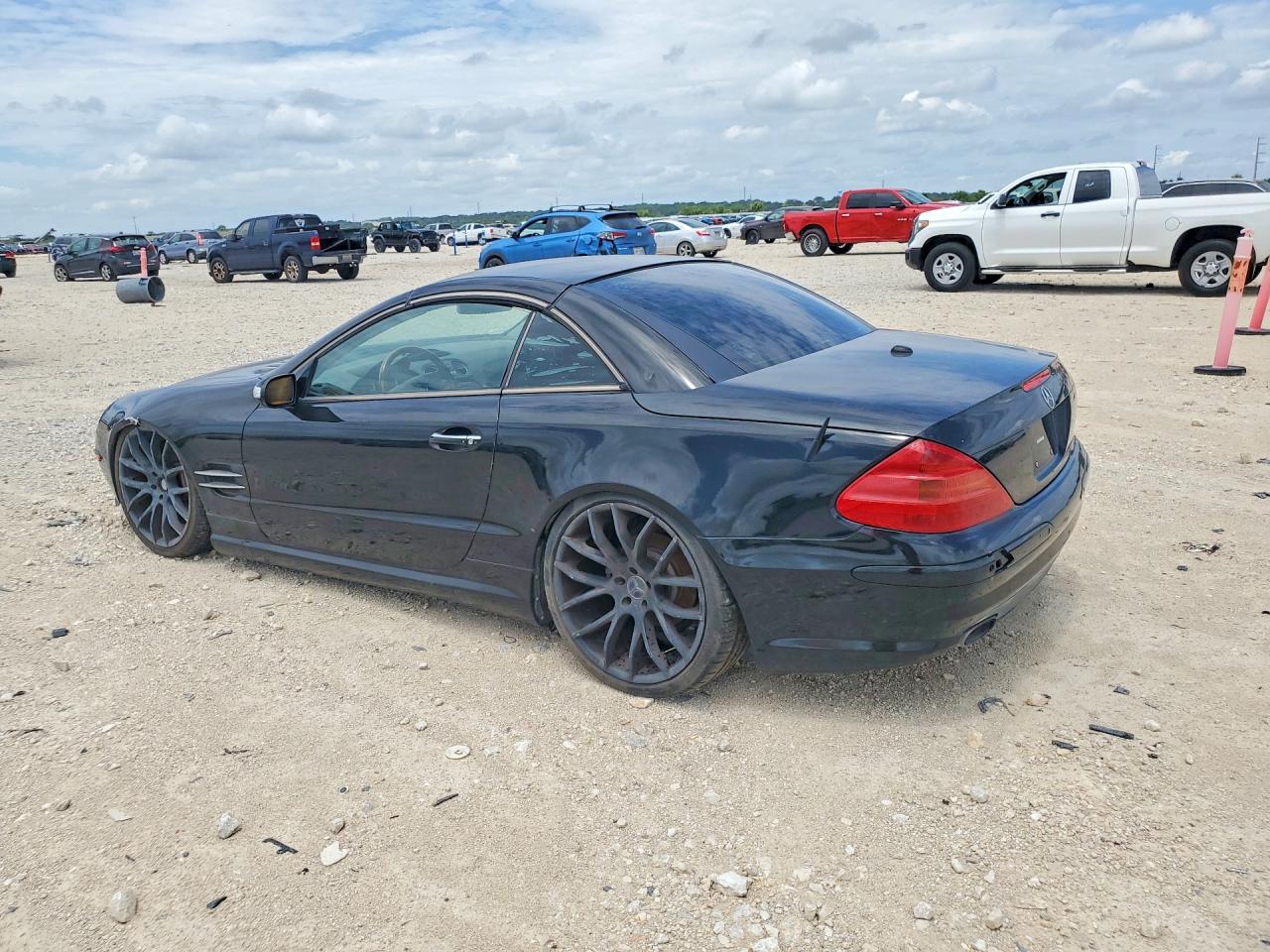 2004 Mercedes-benz Sl 500 Black vin: WDBSK75FX4F085052