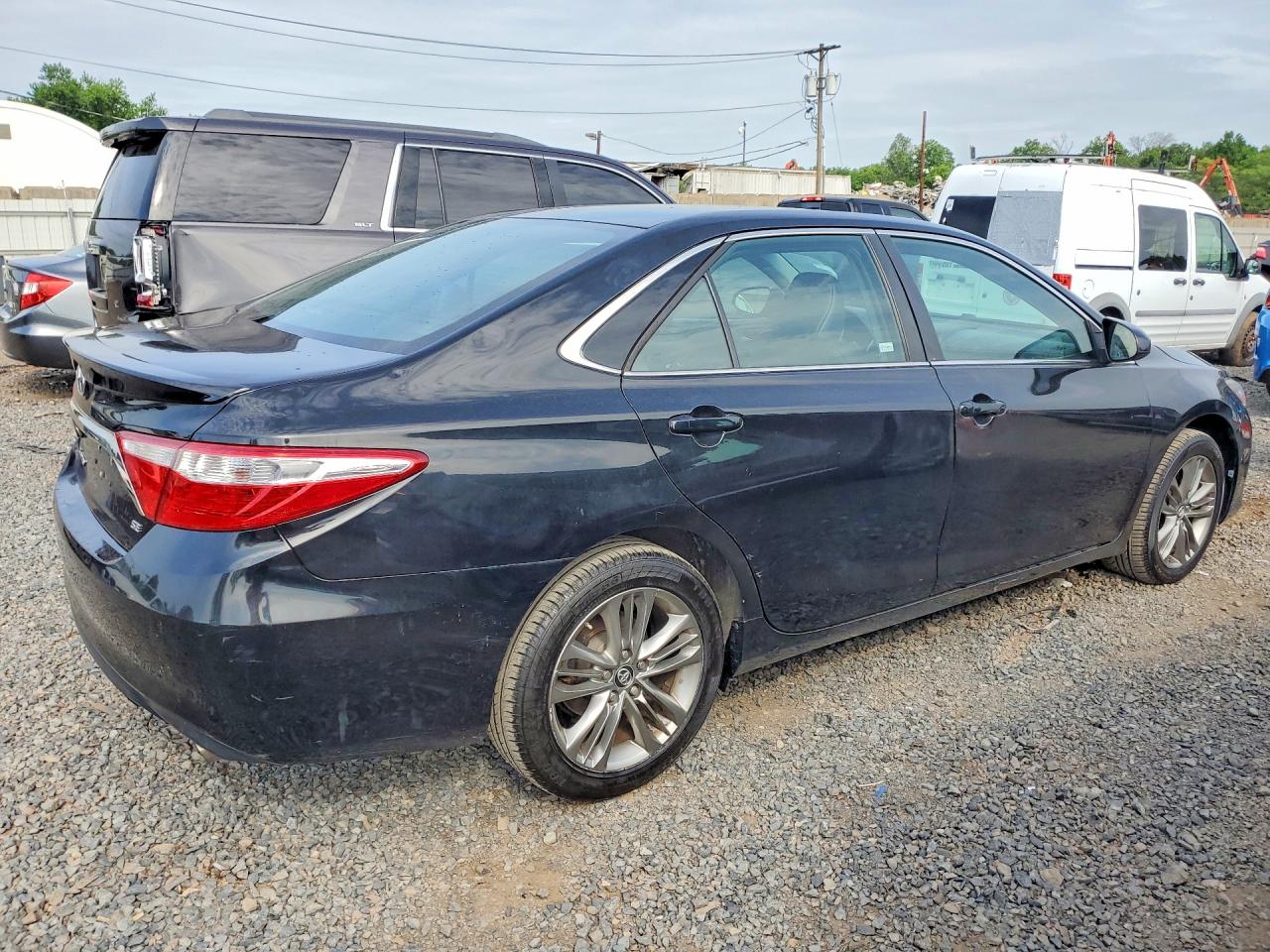2017 Toyota Camry Se Black vin: 4T1BF1FK2HU791881