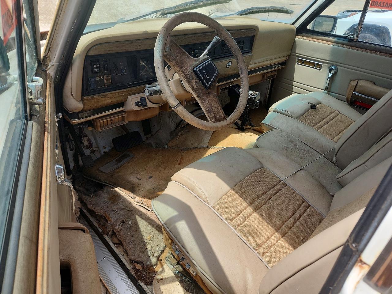 1991 Jeep Grand Wagoneer Белый vin: 1J4GS5872MP801320