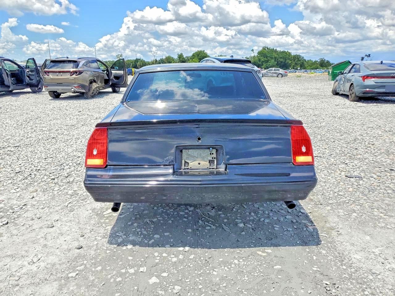 1987 Chevrolet Monte Carlo Black vin: 1G1GZ11G6HR111660