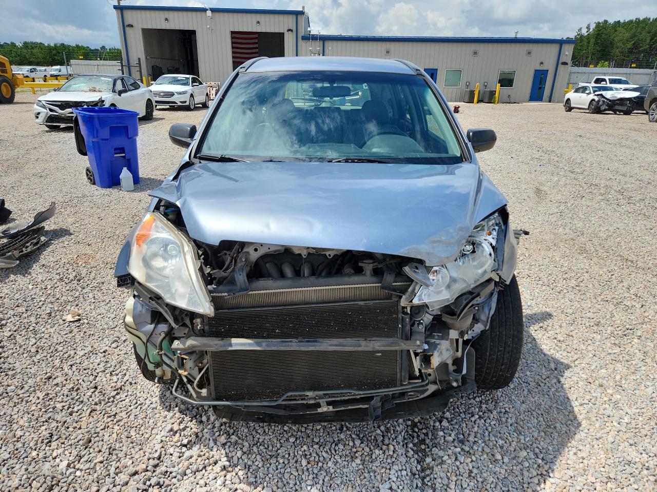 2007 Honda Cr-v Lx Blue vin: JHLRE383X7C024228