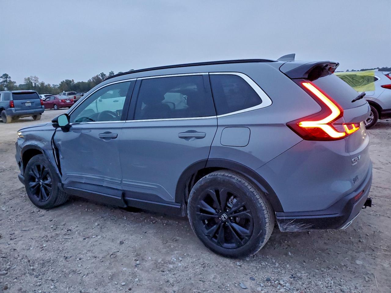 2024 Honda Cr-v Sport Touring Gray vin: 5J6RS6H96RL028401
