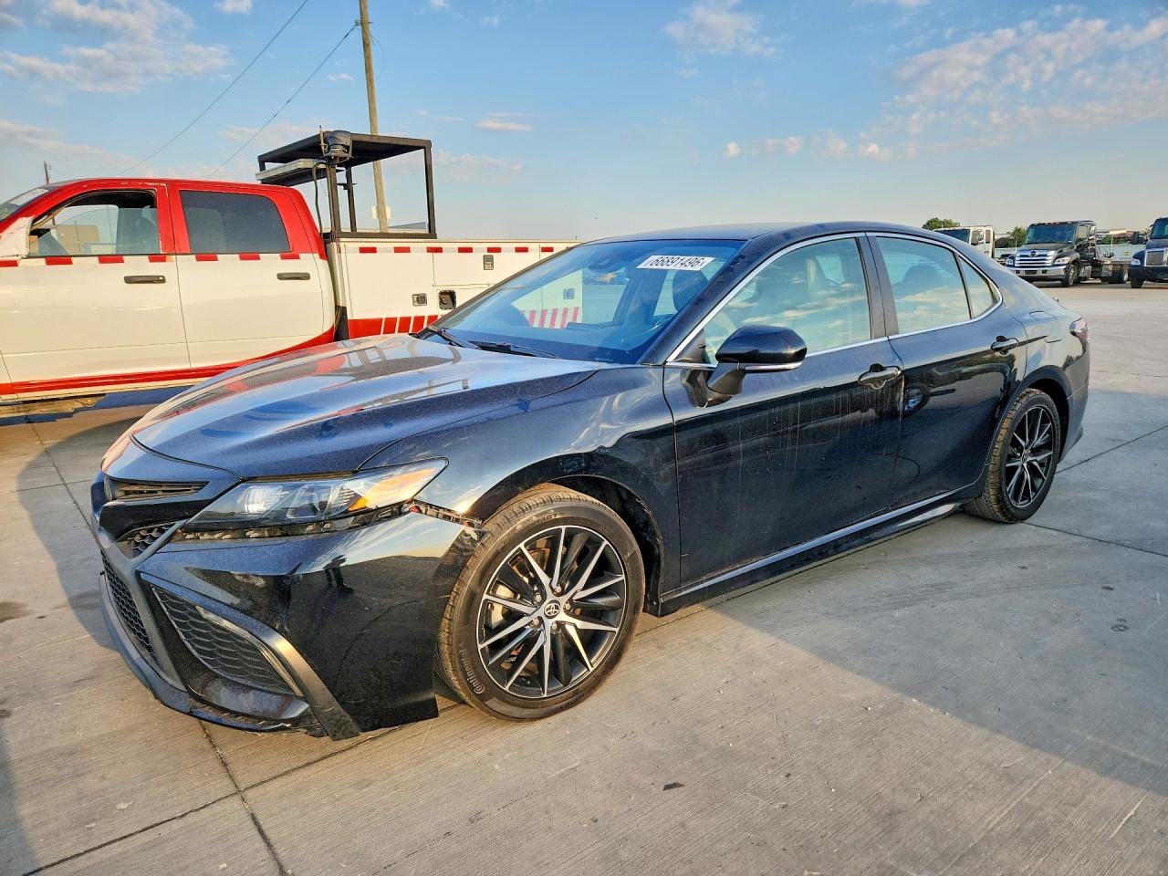2023 Toyota Camry Se Черный vin: 4T1G11AK3PU723566