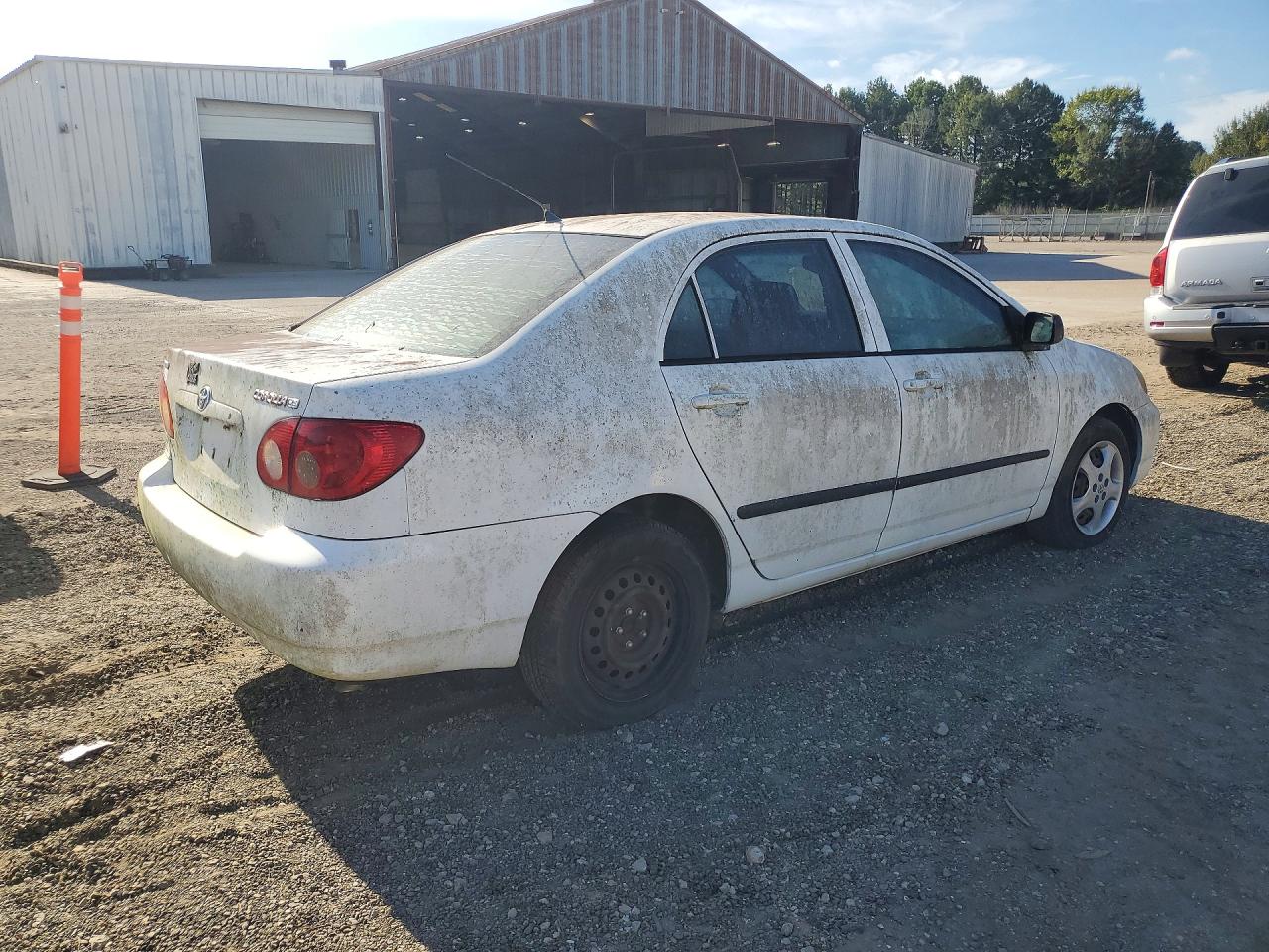 2005 Toyota Corolla Ce White vin: 1NXBR32E55Z476913